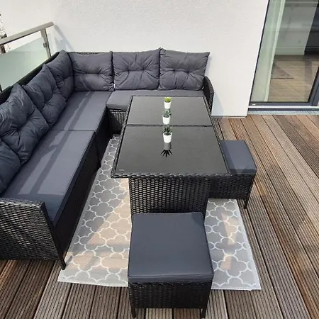 Modern Living With Sunset Terrace - Lift - Smart Tv - Xxl Terrasse * Brunszwik