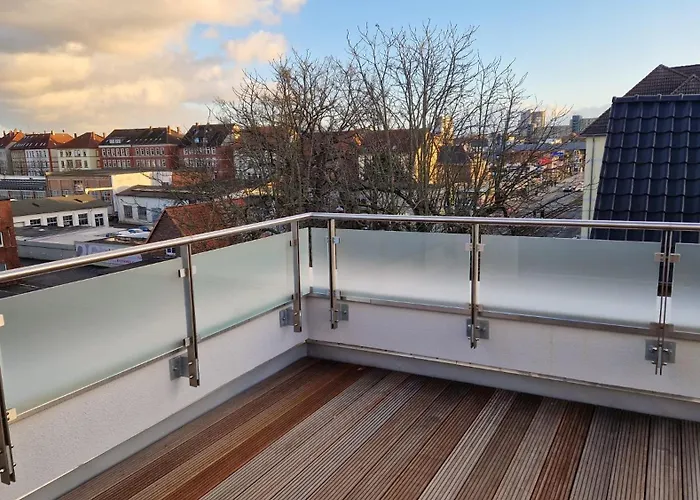 Modern Living With Sunset Terrace - Lift - Smart Tv - Xxl Terrasse Lejlighed