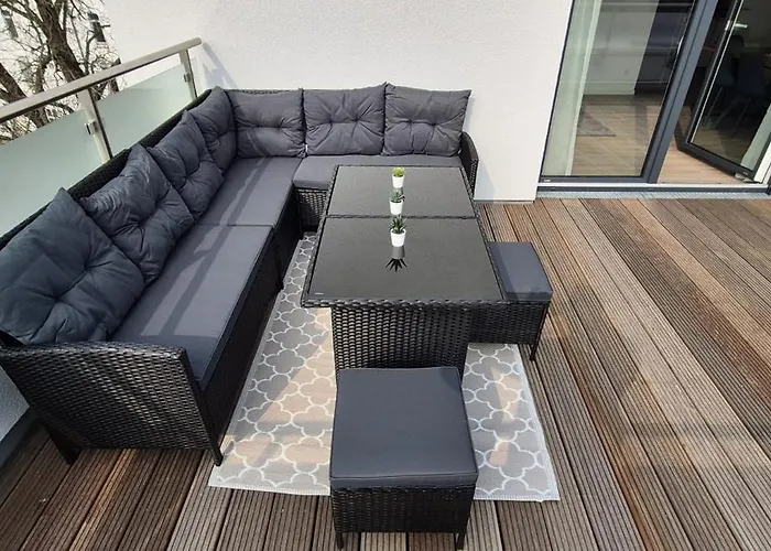 Modern Living With Sunset Terrace - Lift - Smart Tv - Xxl Terrasse * Braunschweig