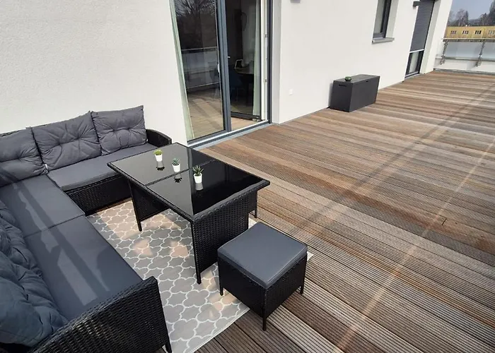 Modern Living With Sunset Terrace - Lift - Smart Tv - Xxl Terrasse * Braunschweig